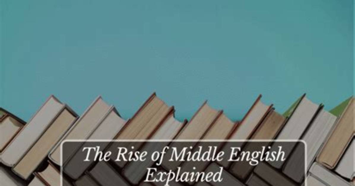 Which Event Commenced Middle English?