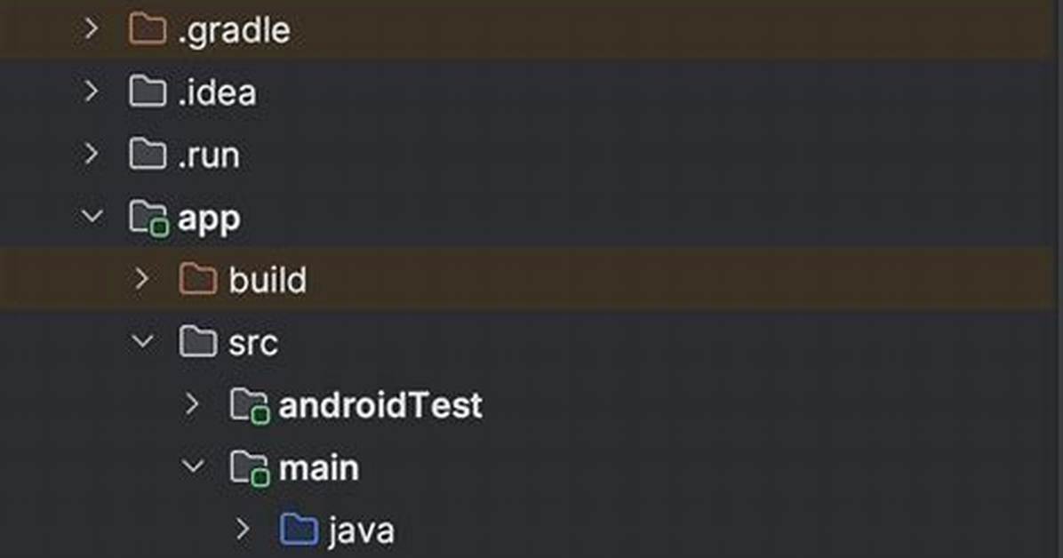 Which Folder Contains the Android Project Java Files?