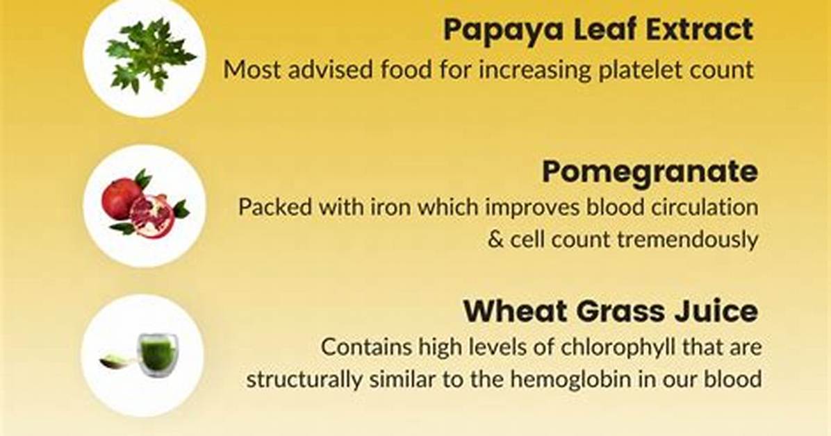 Which Fruit Increase Platelets in Blood?