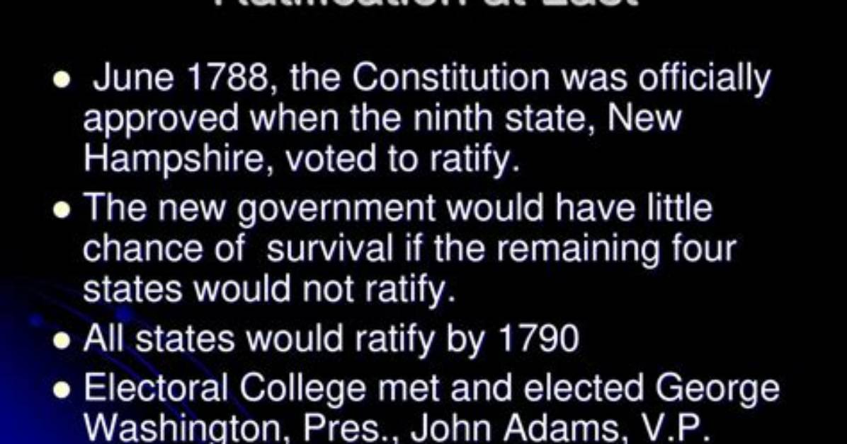 Which Groups Debated the Ratification?