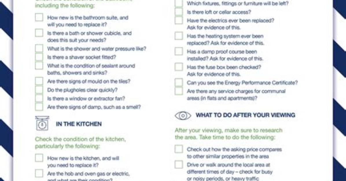 Which House Viewing Checklist?
