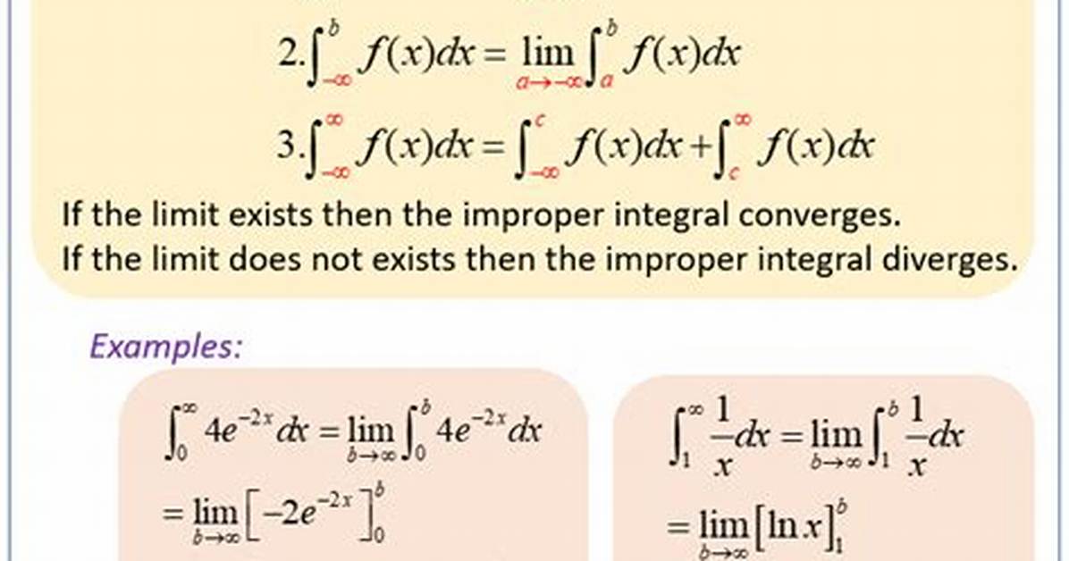 Which Integrals Are Improper?