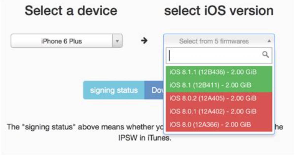 Which iOS Versions Are Still Being Signed?