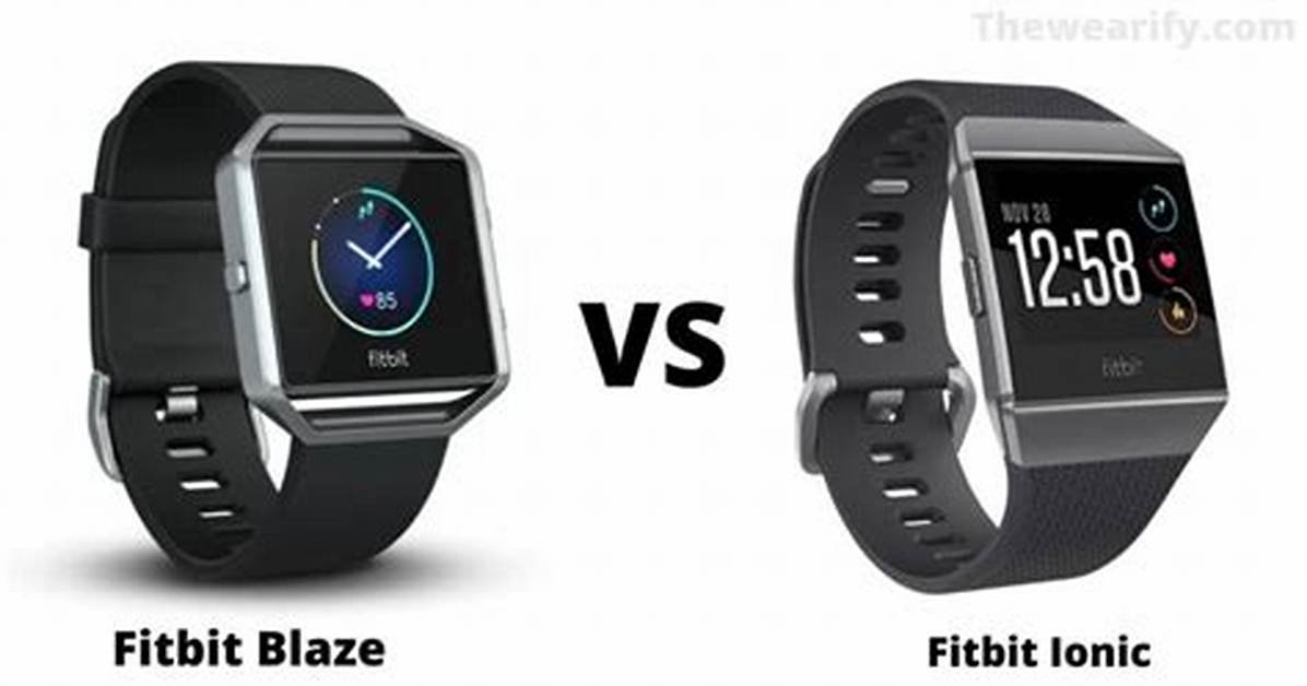 Which Is Better Fitbit Blaze or Ionic?