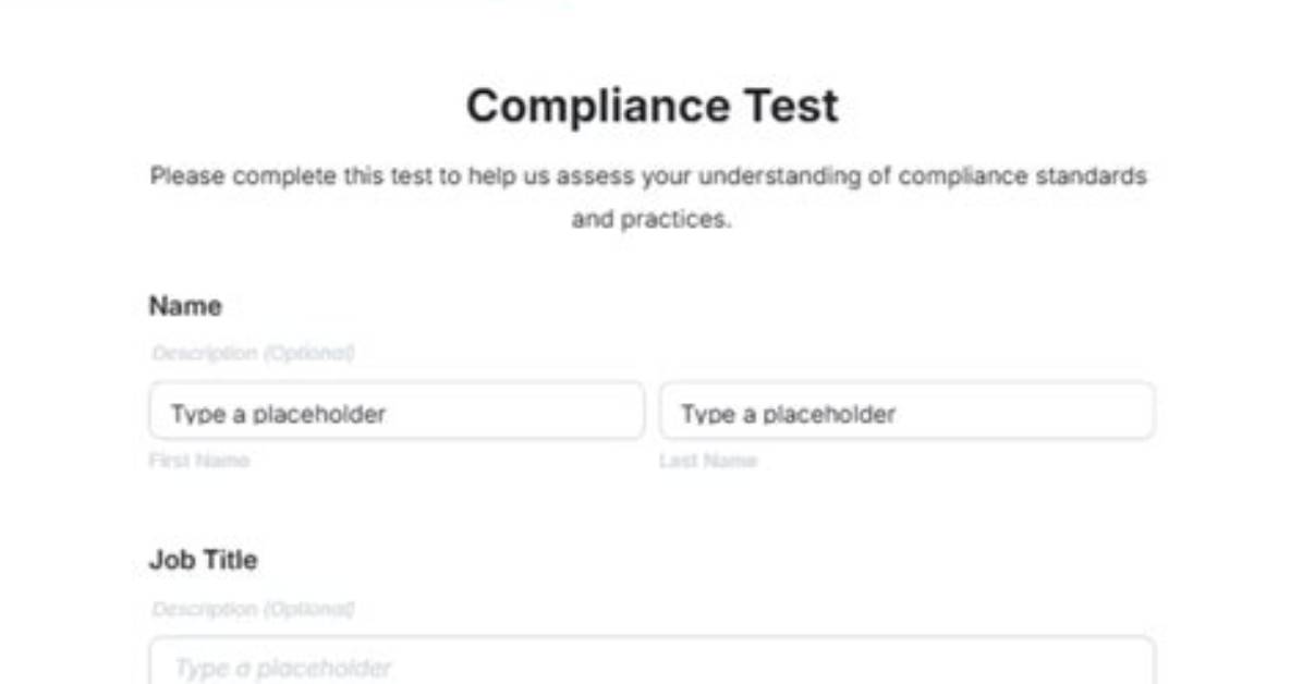 Which Is Compliance Test?