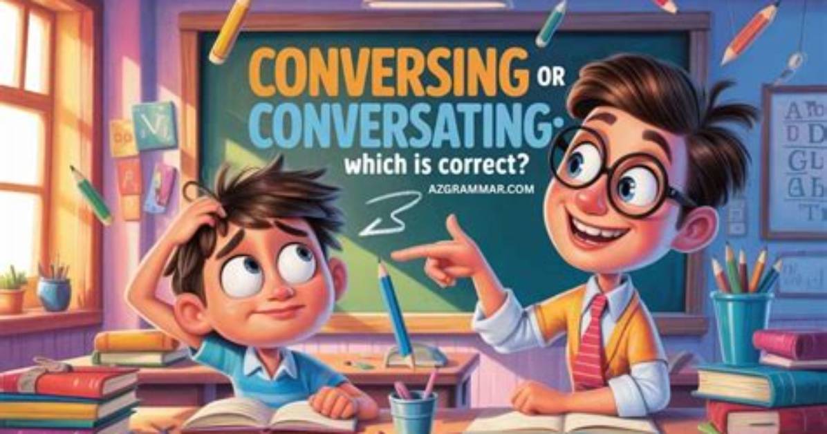Which Is Correct Conversing or Conversating?
