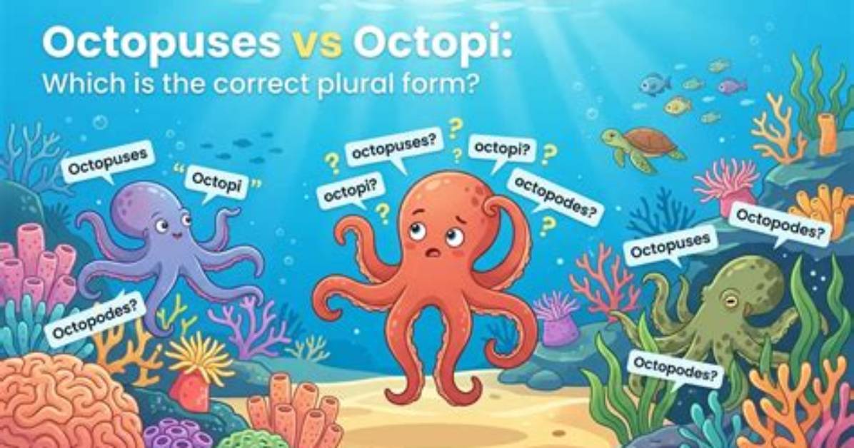 Which Is Correct Octopuses or Octopi?