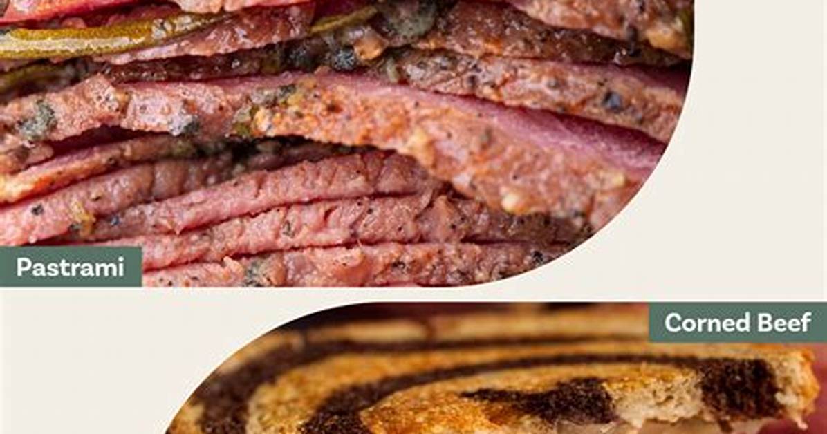 Which Is Leaner Pastrami or Corned Beef?