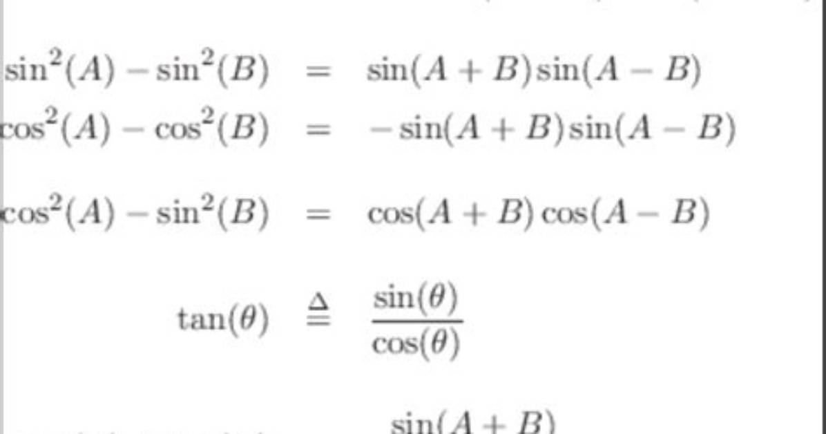 Which Is Sin and Cos?