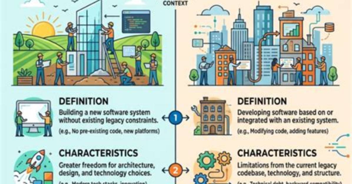 Which Is the Difference Between Brownfield and Greenfield?