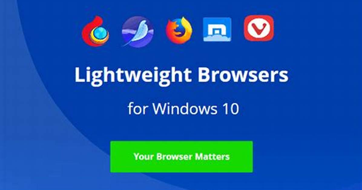 Which Is the Lightest Browser for Windows 7?