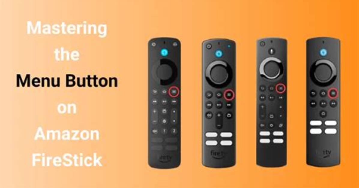 Which Is the Menu Button on Amazon Fire Stick?