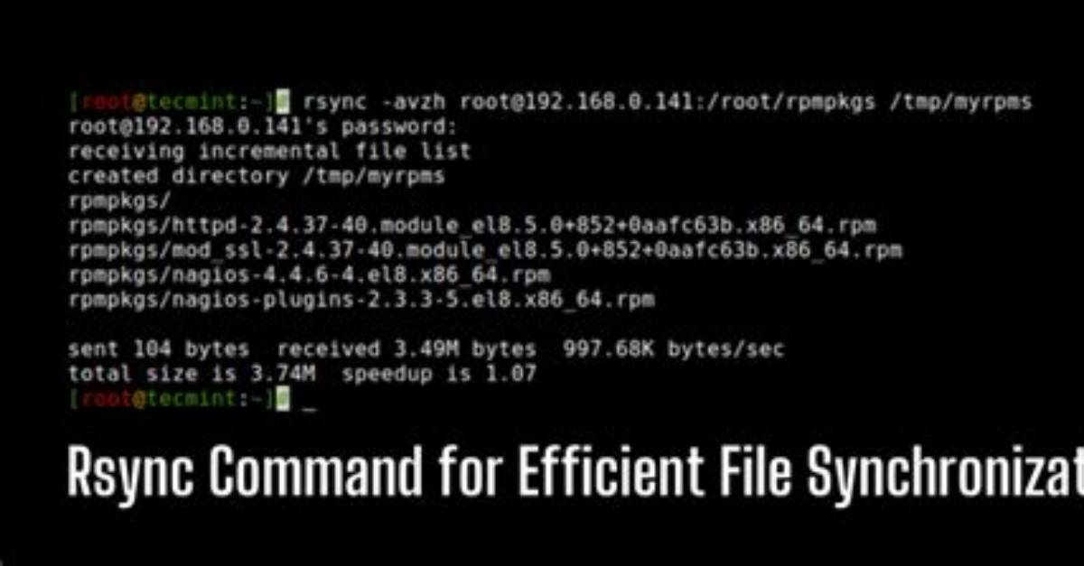 Which Is the Rsync Command to “Smartly” Merge Two Folders?