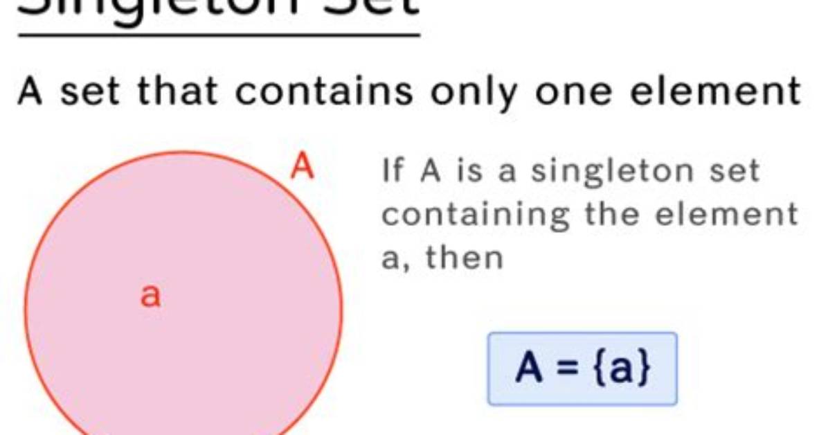 Which Is the Singleton Set?