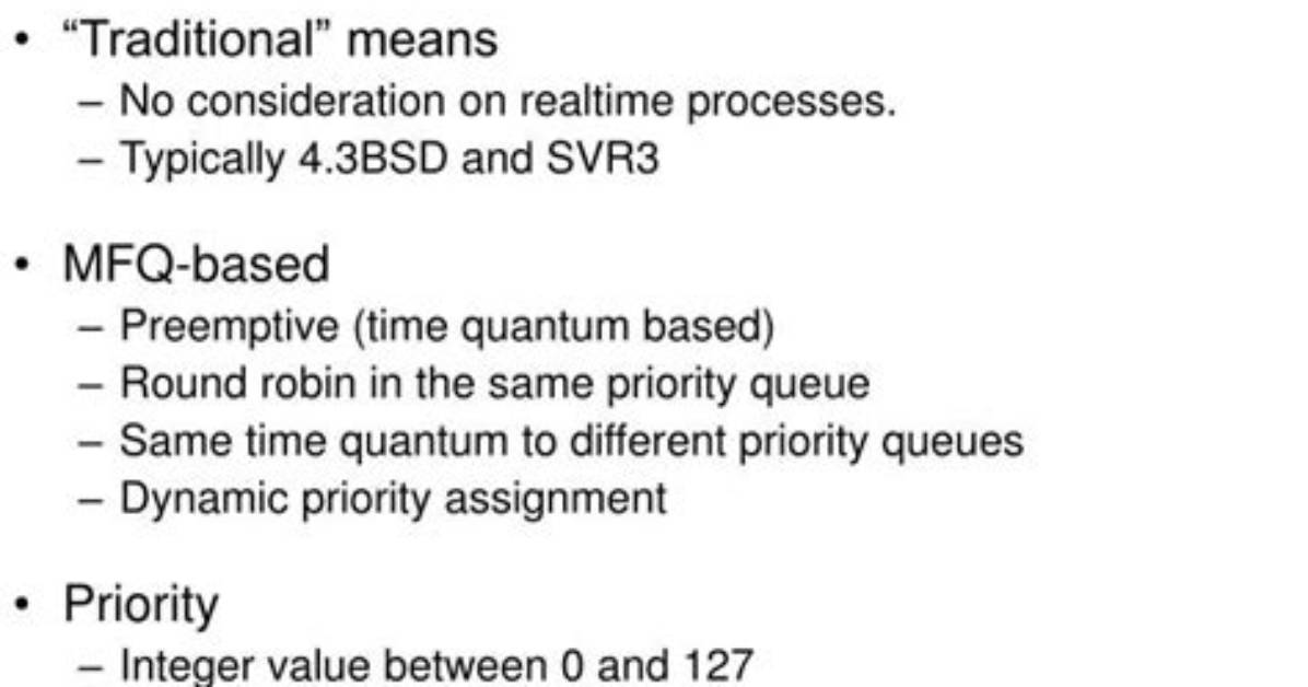 Which Is the Unix Scheduling Utility?