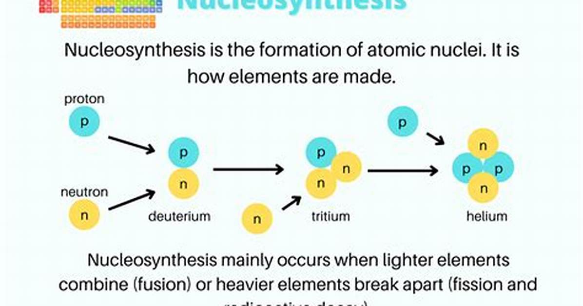 Which Is True About Nucleosynthesis?