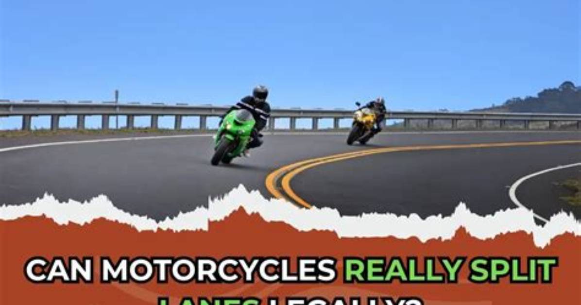 Which Lanes Can Motorcycles Split?