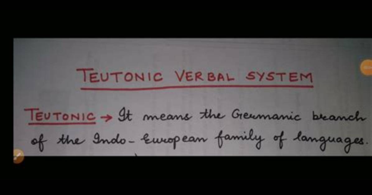 Which Language Is Teutonic?