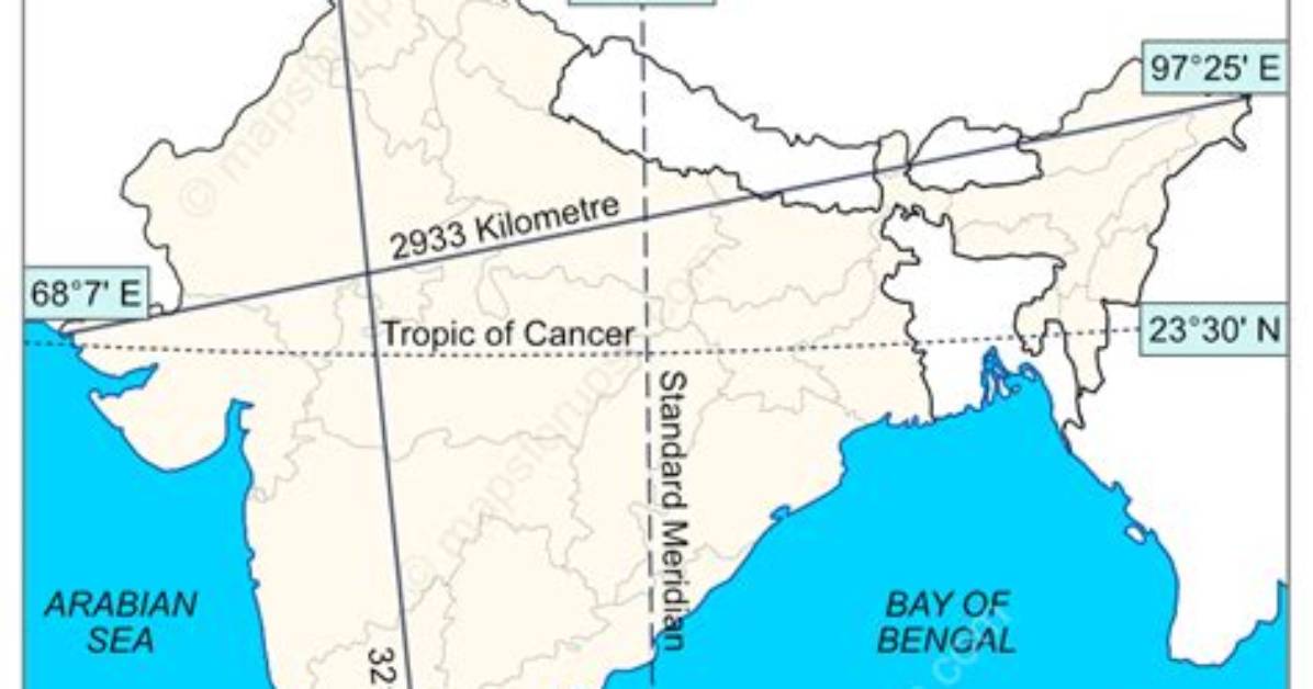 Which Latitude Passes Through India?