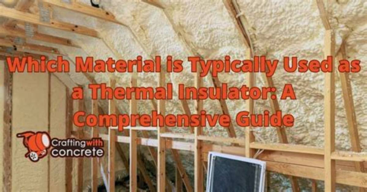 Which Material Is Typically Used as a Thermal Insulator?