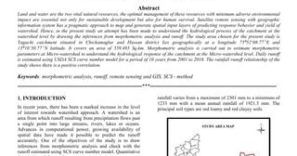 Which Method Is Carried out in Morphometric Study?