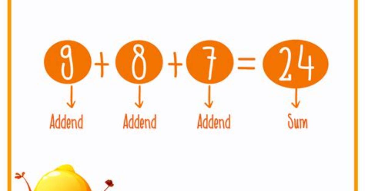 Which Numbers Are Addends?