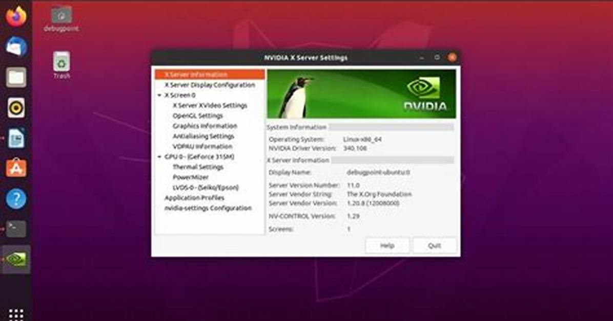 Which Nvidia Driver Is Installed Ubuntu?