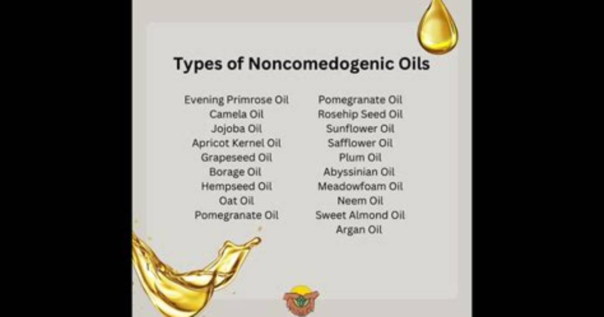 Which Oils Do Not Clog Pores?