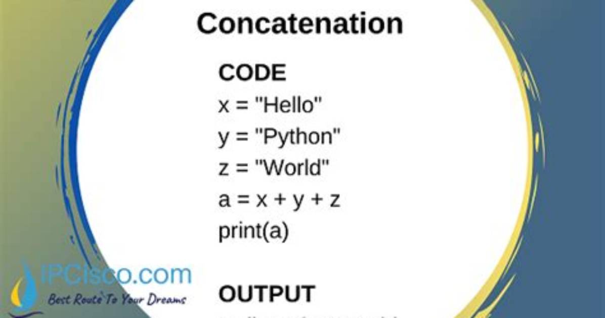 Which Operator Concatenates Two Strings?