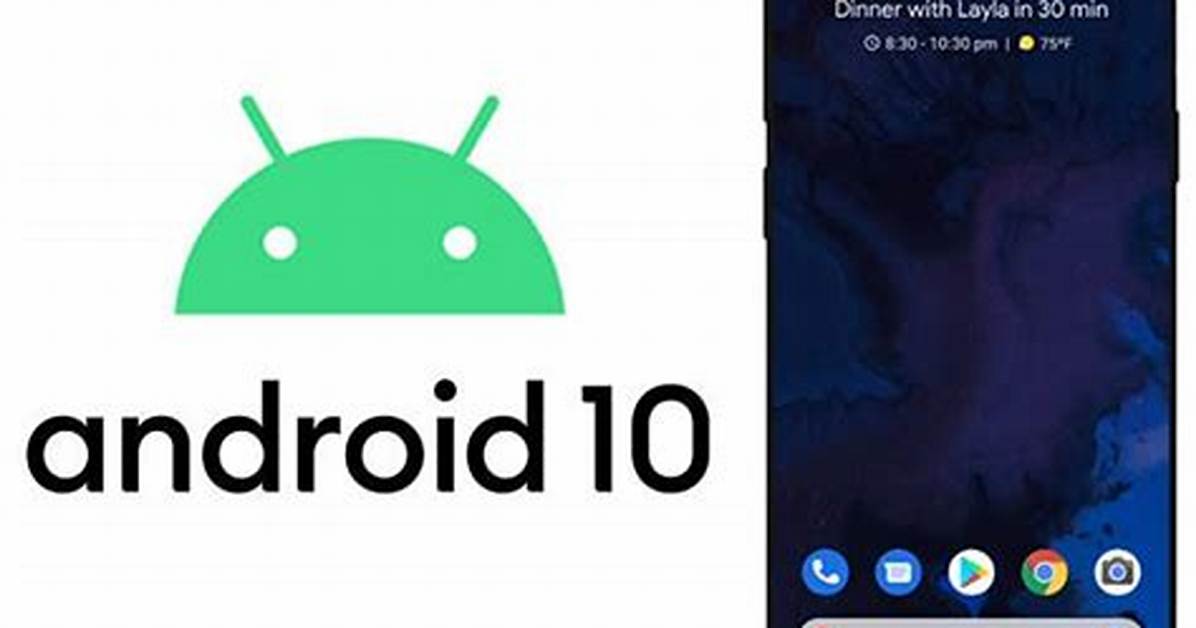 Which Phones Will Get Android 10 Update?