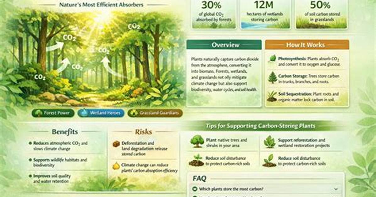 Which Plants Sequester the Most Carbon?
