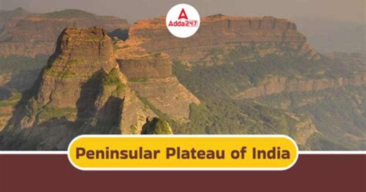 Which Plateau Is Triangular in Shape?
