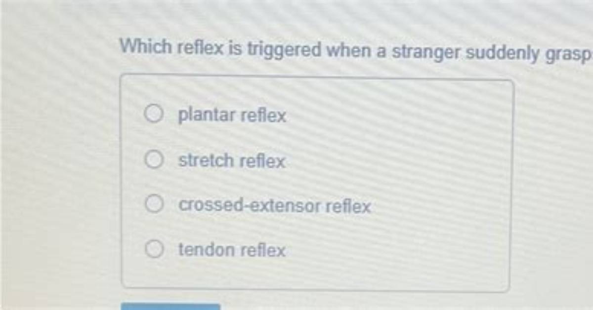 Which Reflex Is Triggered When a Stranger Suddenly Grasps?