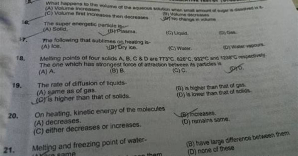Which Sublimes on Heating?
