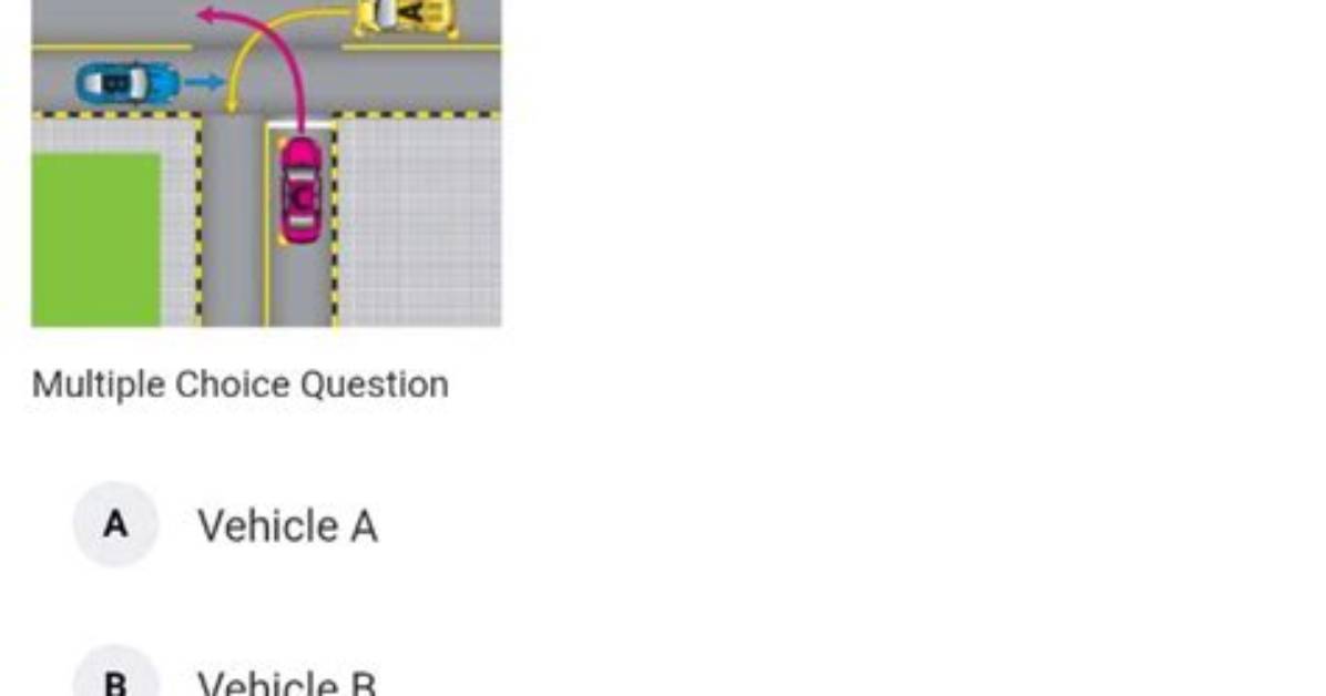 Which Vehicle Should Go First?