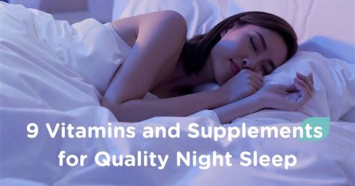 Which Vitamins Help You Sleep
