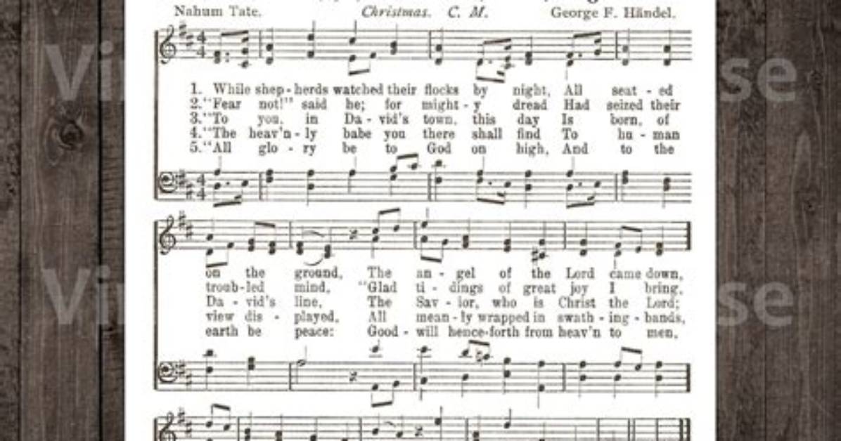 While Shepherds Watched Their Flocks
