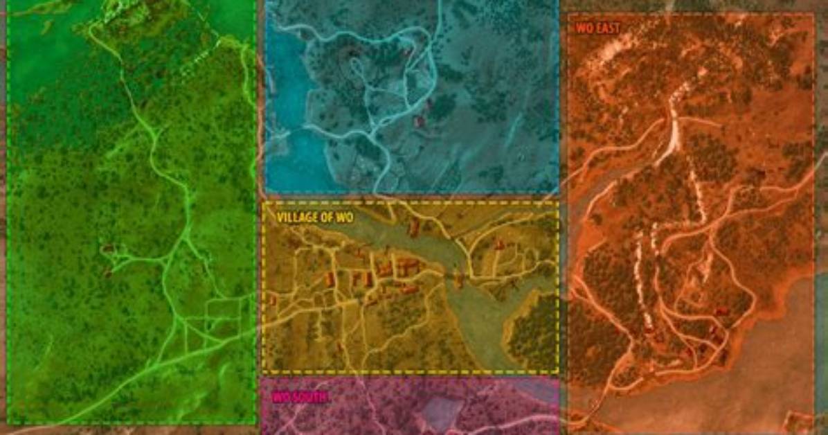 White Orchard Map - the Witcher 3