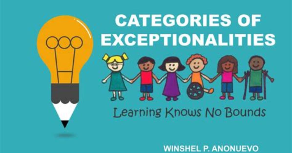 Who Are the Learners with Exceptionality?