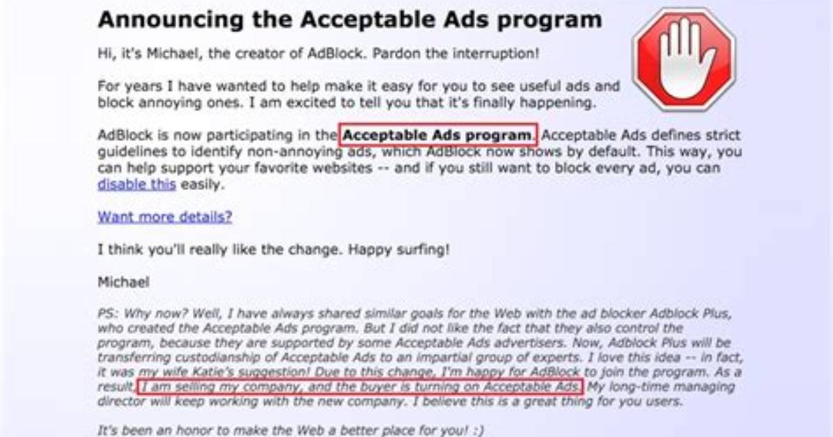 Who Bought Adblock?