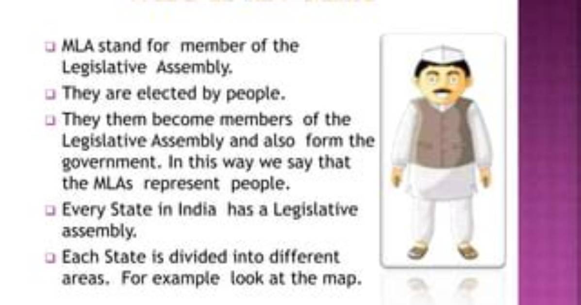 Who Do the Mlas Represent