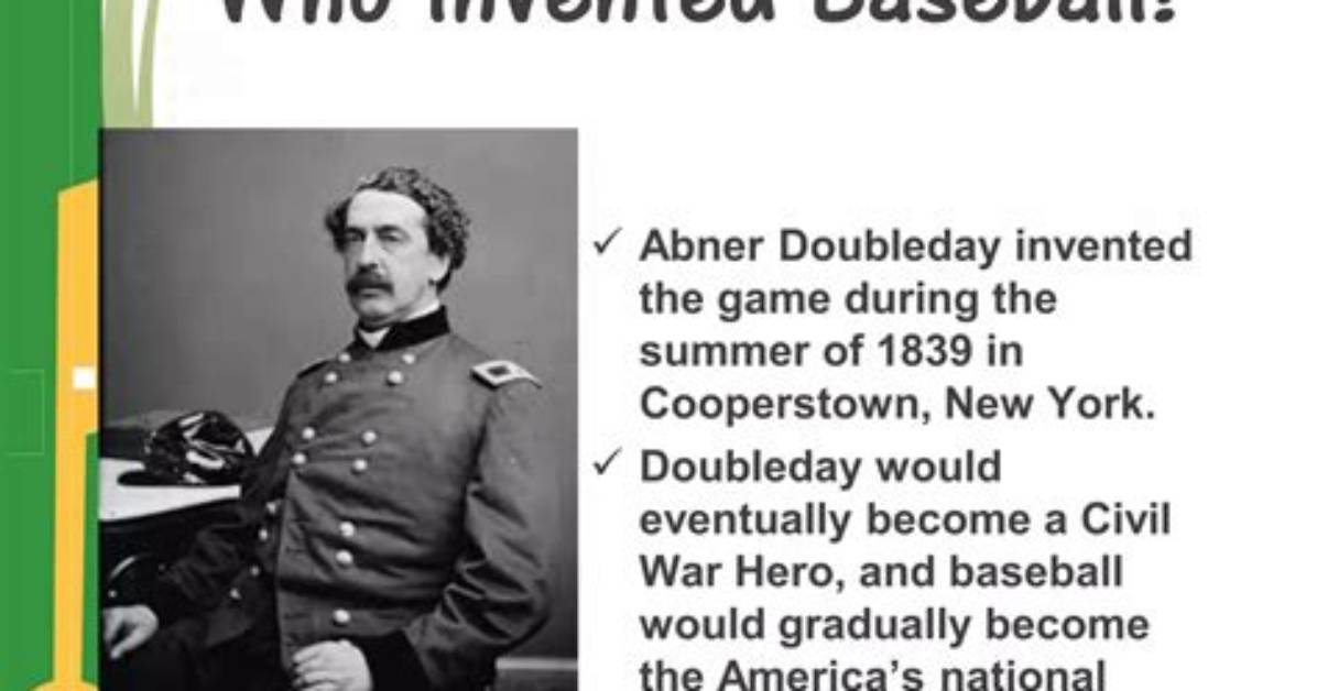Who Invented Baseball