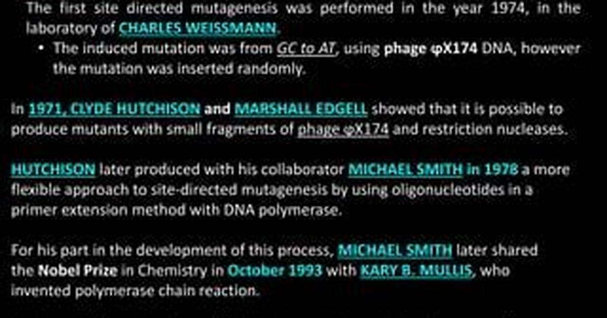 Who Invented Mutation