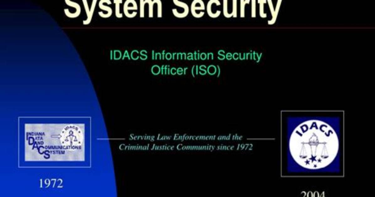 Who Is Responsible for Ncic System Security