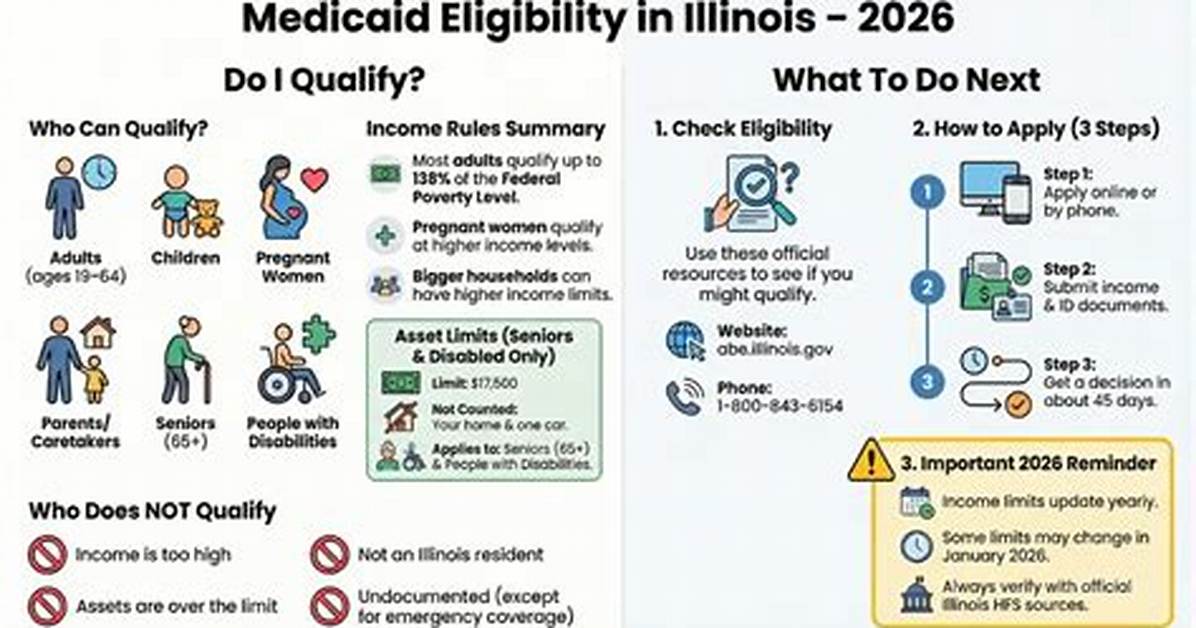 Who Qualifies for Medicaid in Illinois?