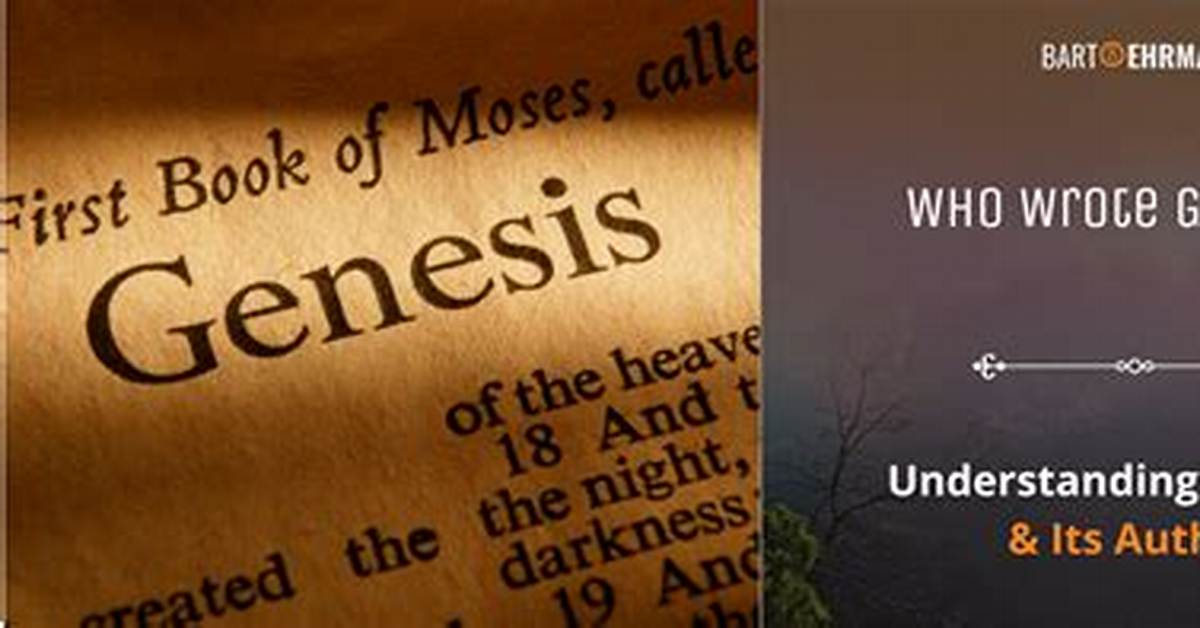 Who Really Wrote Genesis?