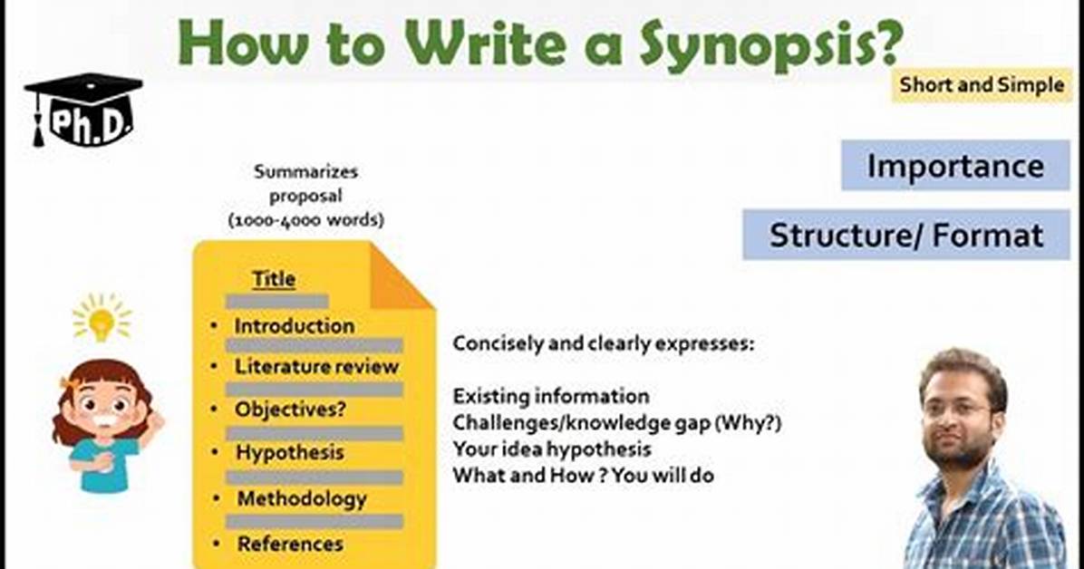 Who to Write Synopsis?