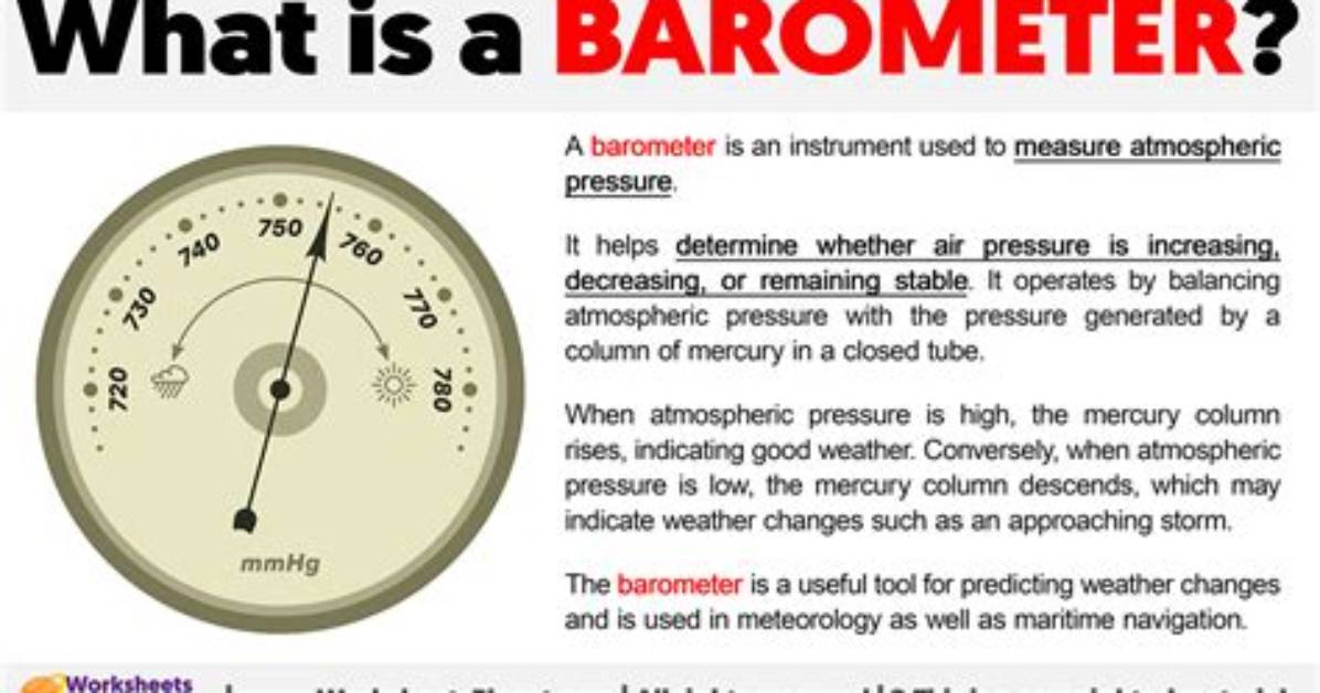 Who Uses a Barometer?