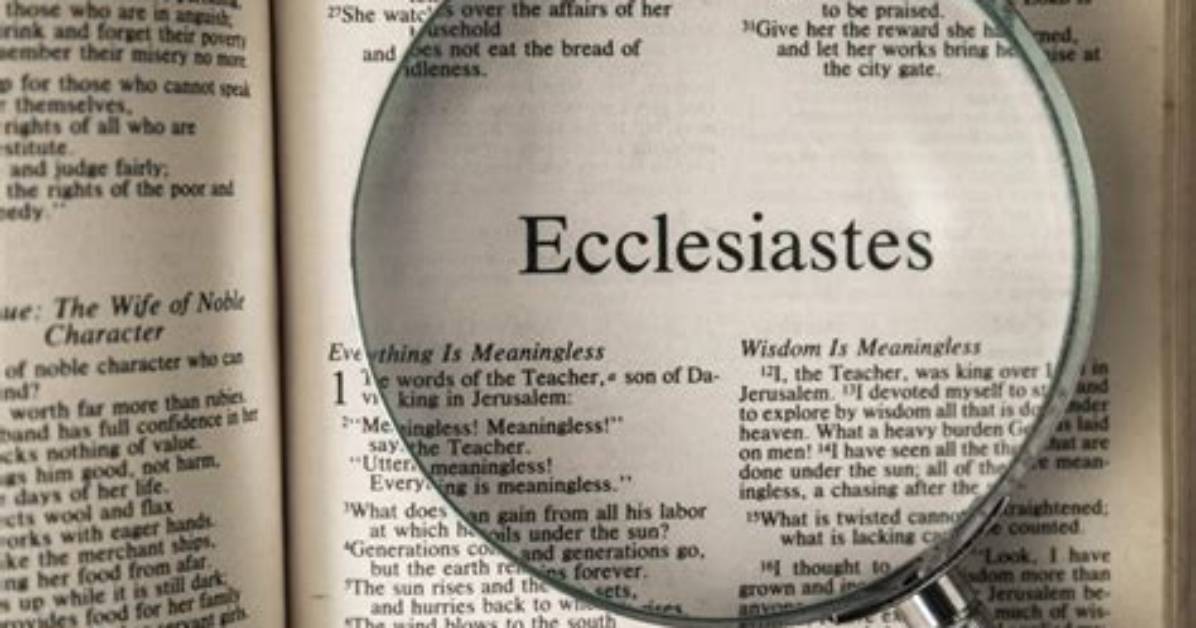Who Wrote Ecclesiastes 6