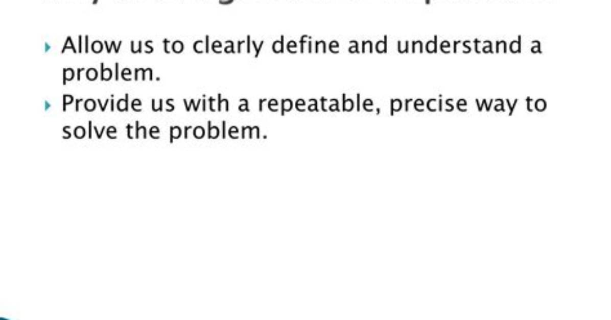 Why Algorithms Are Important?